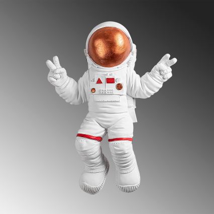 Zidna dekoracija 47x35 cm astronaut bakrena
