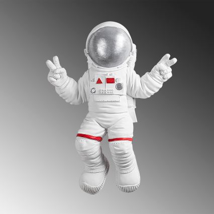 Zidna dekoracija 47x35 cm astronaut srebrna