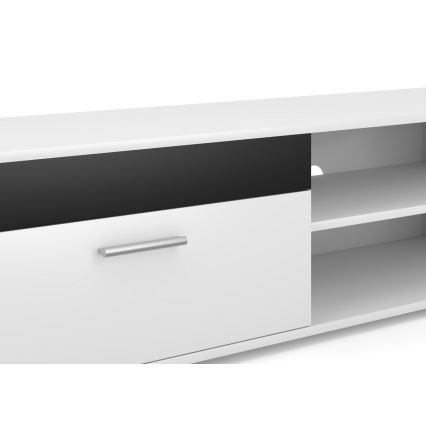 Zidna garnitura BRICK bijela/crna