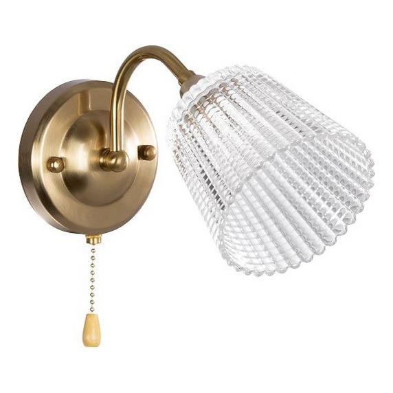 Zidna lampa 1xE14/60W/230V zlatna