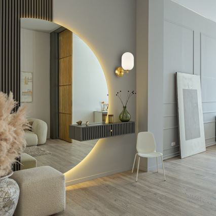 Zidna lampa ALIAS 1xG9/8W/230V zlatna