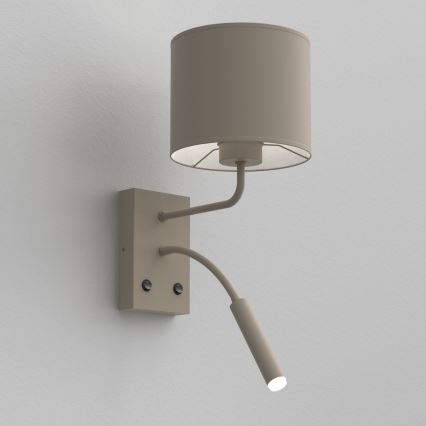 Zidna lampa ARDEN 1xE27/15W/230V + 1xG9/8W bež