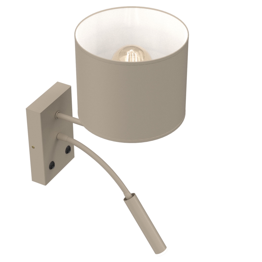Zidna lampa ARDEN 1xE27/15W/230V + 1xG9/8W bež