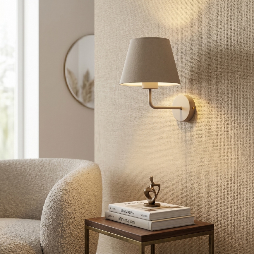 Zidna lampa ARDEN 1xE27/15W/230V bež