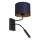 Zidna lampa ARDEN 1xE27/60W+1xG9/8W/230V plava