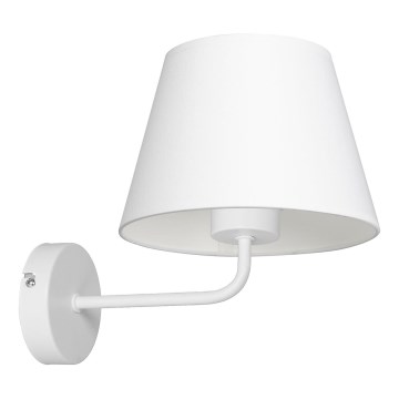 Zidna lampa ARDEN 1xE27/60W/230V bijela