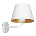 Zidna lampa ARDEN 1xE27/60W/230V bijela/zlatna