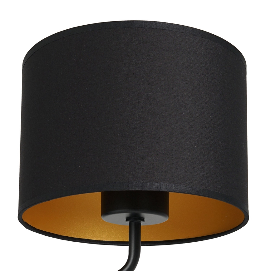 Zidna lampa ARDEN 1xE27/60W/230V crna/zlatna