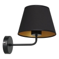 Zidna lampa ARDEN 1xE27/60W/230V crna/zlatna