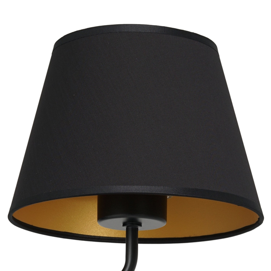 Zidna lampa ARDEN 1xE27/60W/230V crna/zlatna