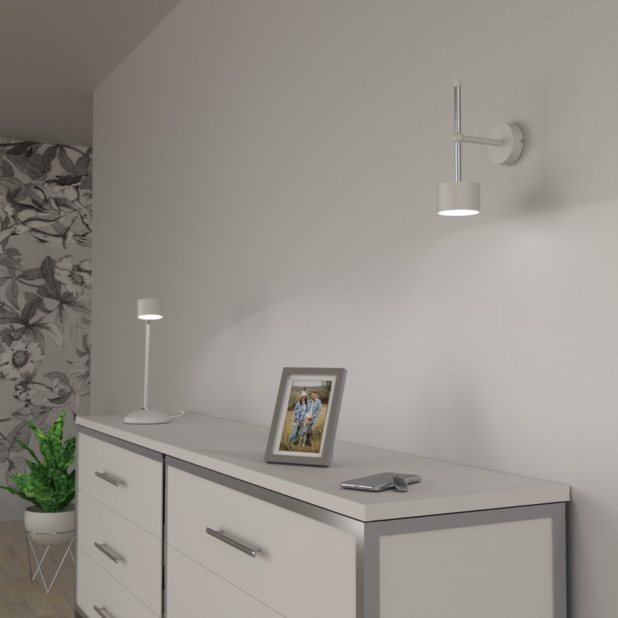 Zidna lampa ARENA 1xGX53/11W/230V bijela/sjajni krom