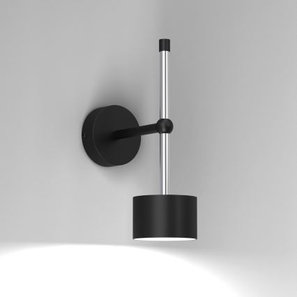 Zidna lampa ARENA 1xGX53/11W/230V crna/sjajni krom