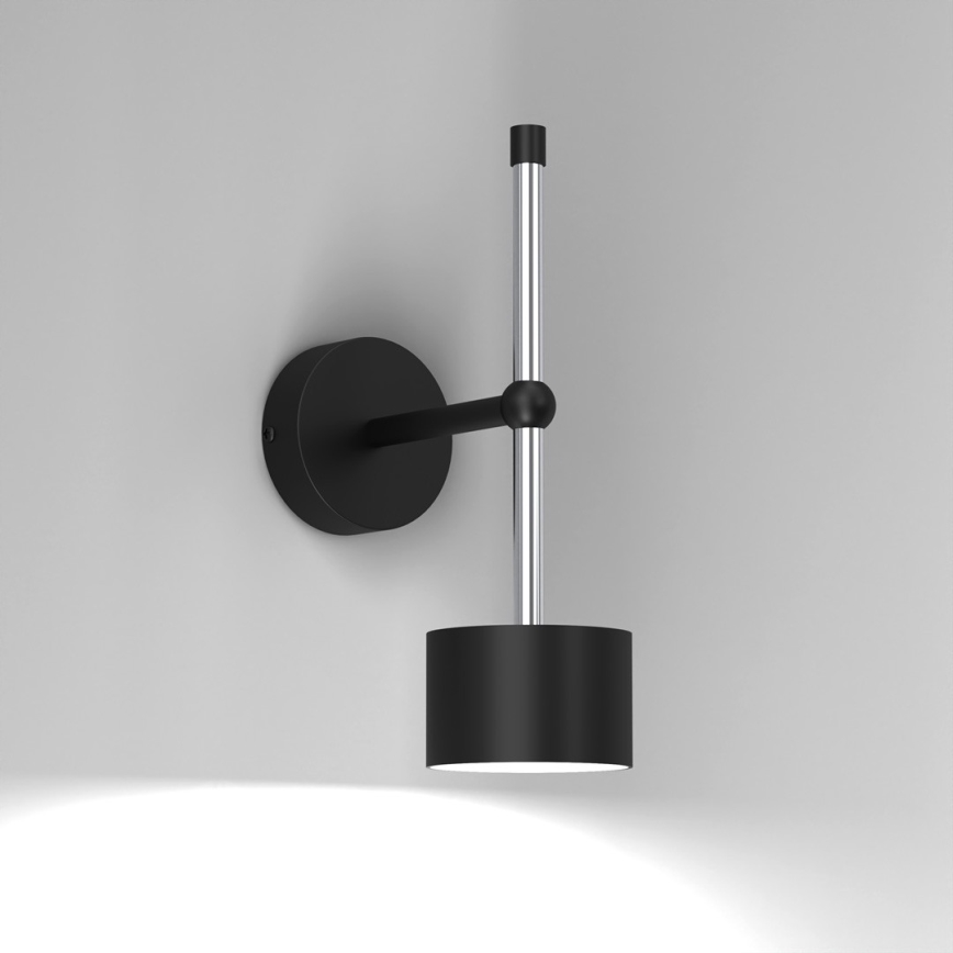 Zidna lampa ARENA 1xGX53/11W/230V crna/sjajni krom