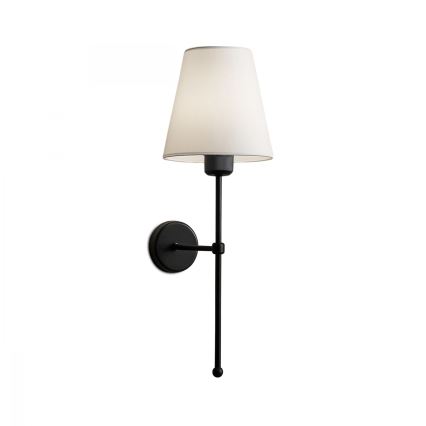 Zidna lampa ASPARAGUS 1xE27/40W/230V crna/kremasta