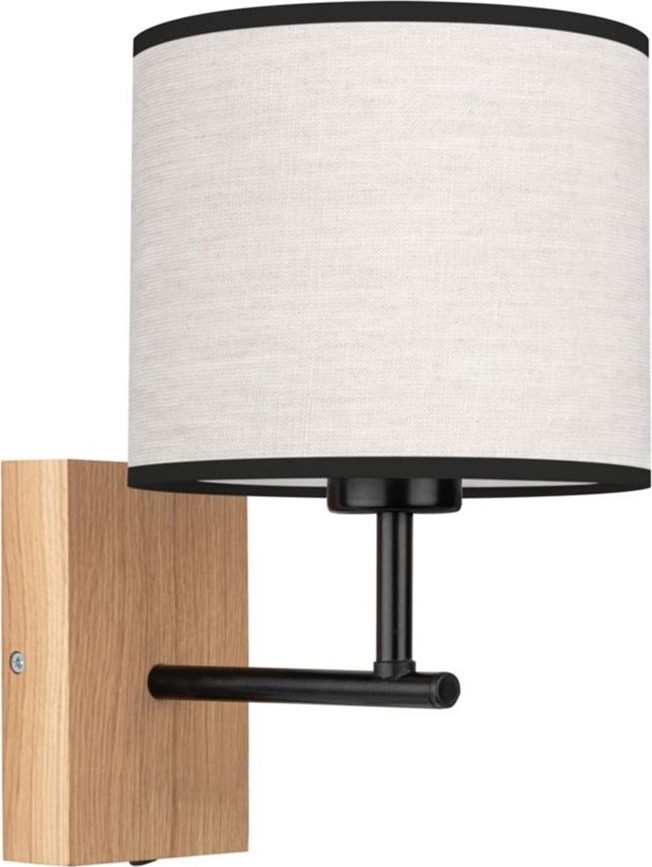 Zidna lampa BOHO 1xE27/25W/230V hrast
