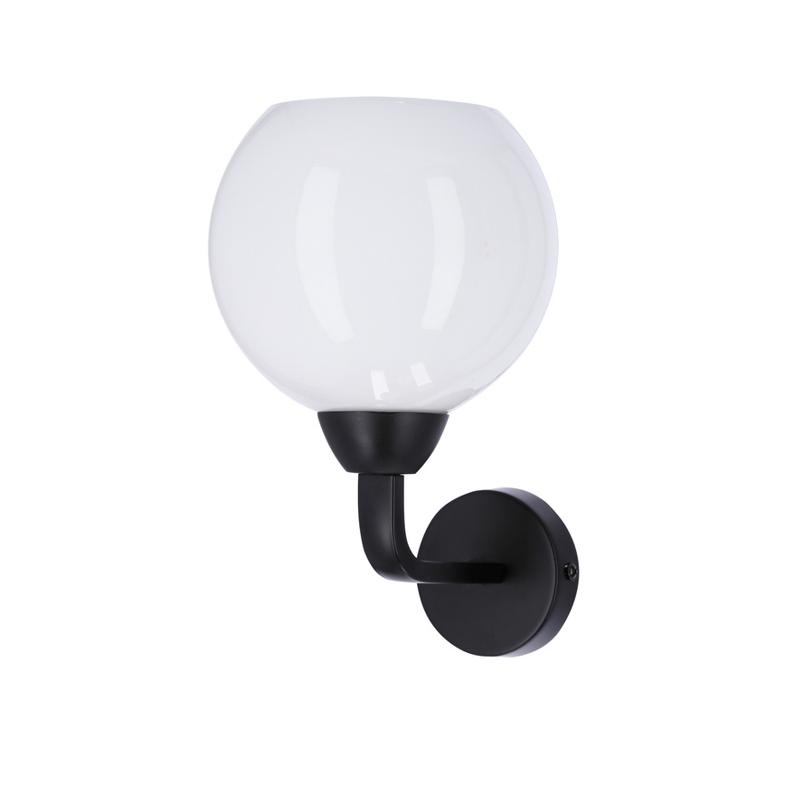 Zidna lampa CALDERA 1xE27/60W/230V crna