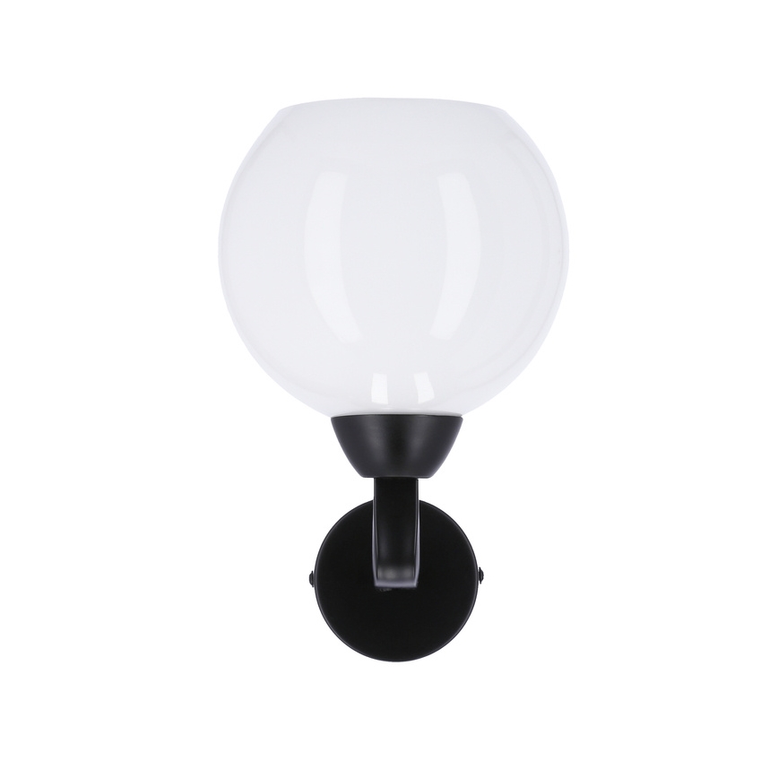Zidna lampa CALDERA 1xE27/60W/230V crna