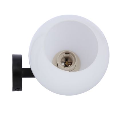 Zidna lampa CALDERA 1xE27/60W/230V crna