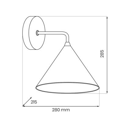 Zidna lampa CAPITAL 1xGX53/15W/230V plava