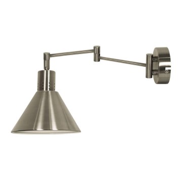 Zidna lampa COPENHAGEN 1xE14/40W/230V mat krom