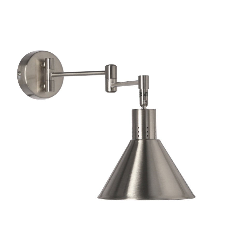 Zidna lampa COPENHAGEN 1xE14/40W/230V mat krom