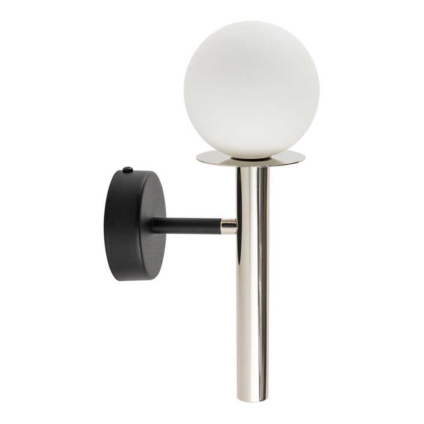 Zidna lampa DAISY 1xG9/12W/230V sjajni krom/crna/bijela