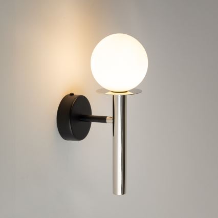 Zidna lampa DAISY 1xG9/12W/230V sjajni krom/crna/bijela