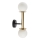 Zidna lampa DAISY 2xG9/12W/230V zlatna/crna/bijela