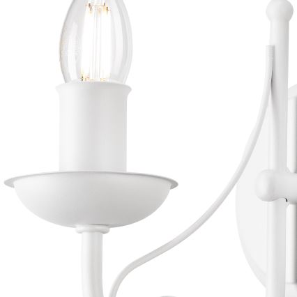 Zidna lampa DONATO 1xE14/40W/230V bijela