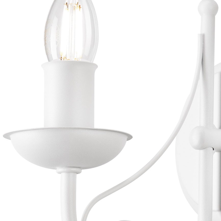 Zidna lampa DONATO 1xE14/40W/230V bijela