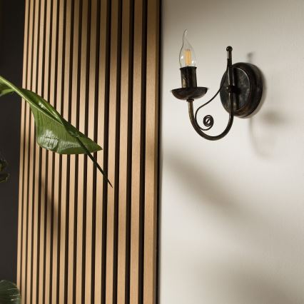 Zidna lampa DONATO 1xE14x40W/230V patina