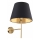 Zidna lampa ELENA 1xE27/20W/230V crna