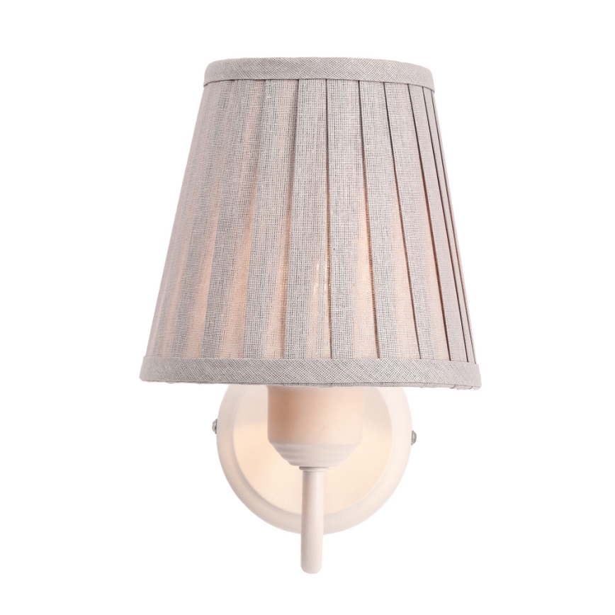 Zidna lampa FIREZ 1xE27/40W/230V bijela/siva