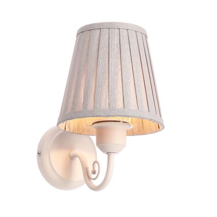 Zidna lampa FIREZ 1xE27/40W/230V bijela/siva