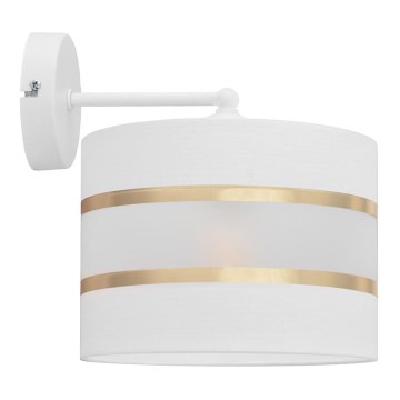 Zidna lampa HELEN 1xE27/15W/230V bijela/zlatna