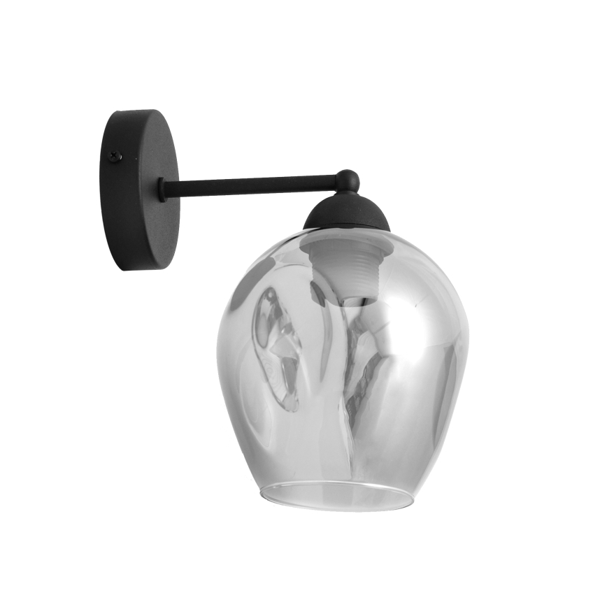 Zidna lampa LILI 1xE27/15W/230V crna/siva