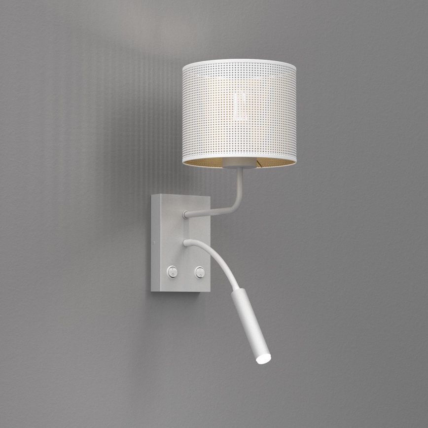 Zidna lampa LOFT SHADE 1xE27/60W+1xG9/8W/230V bijela/zlatna