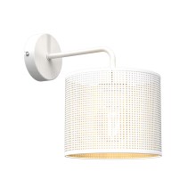Zidna lampa LOFT SHADE 1xE27/60W/230V bijela/zlatna