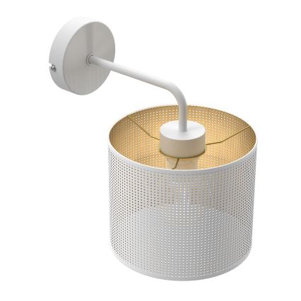 Zidna lampa LOFT SHADE 1xE27/60W/230V bijela/zlatna