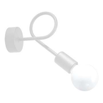 Zidna lampa LOOP 1xE27/15W/230V bijela