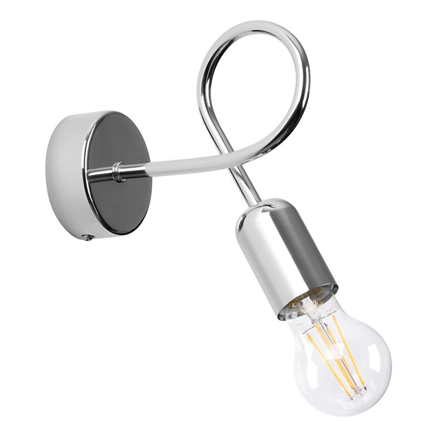 Zidna lampa LOOP 1xE27/15W/230V sjajni krom