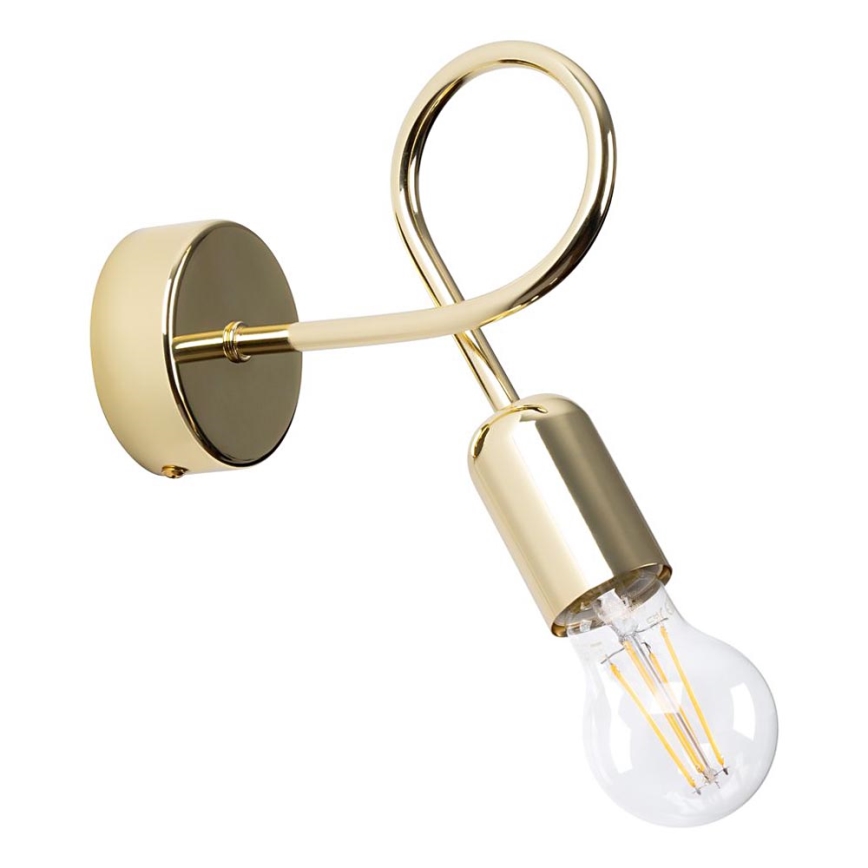 Zidna lampa LOOP 1xE27/15W/230V zlatna
