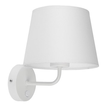 Zidna lampa MAJA 1xE27/15W/230V bijela