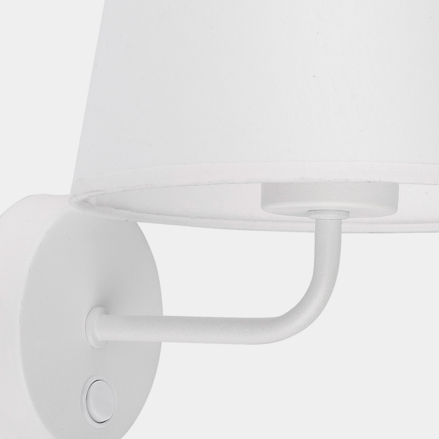 Zidna lampa MAJA 1xE27/15W/230V bijela