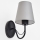 Zidna lampa MALBO 1xE27/15W/230V siva/crna