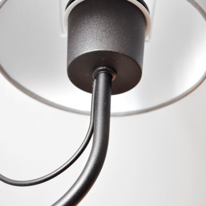 Zidna lampa MALBO 1xE27/15W/230V siva/crna