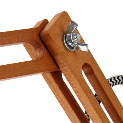 Zidna svjetiljka MARCELLO 1xE27/60W/230V bukva