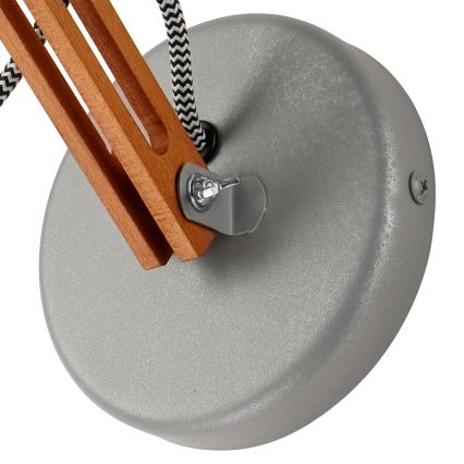 Zidna svjetiljka MARCELLO 1xE27/60W/230V bukva