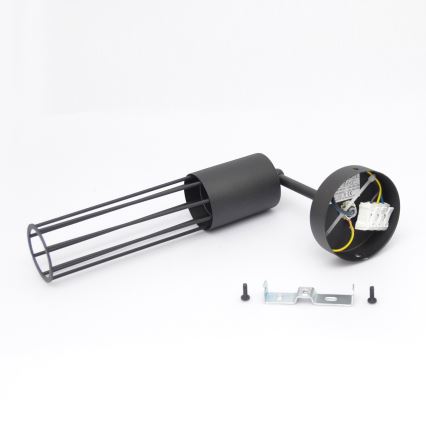 Zidna lampa MELODY 1xE27/15W/230V crna
