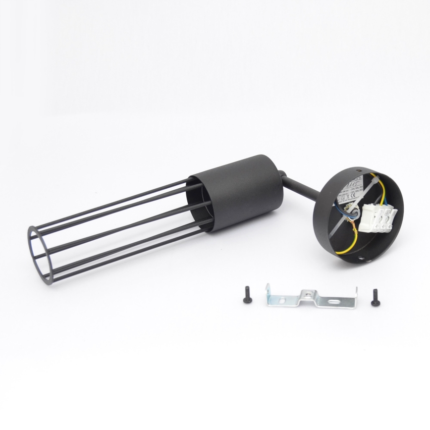 Zidna lampa MELODY 1xE27/15W/230V crna